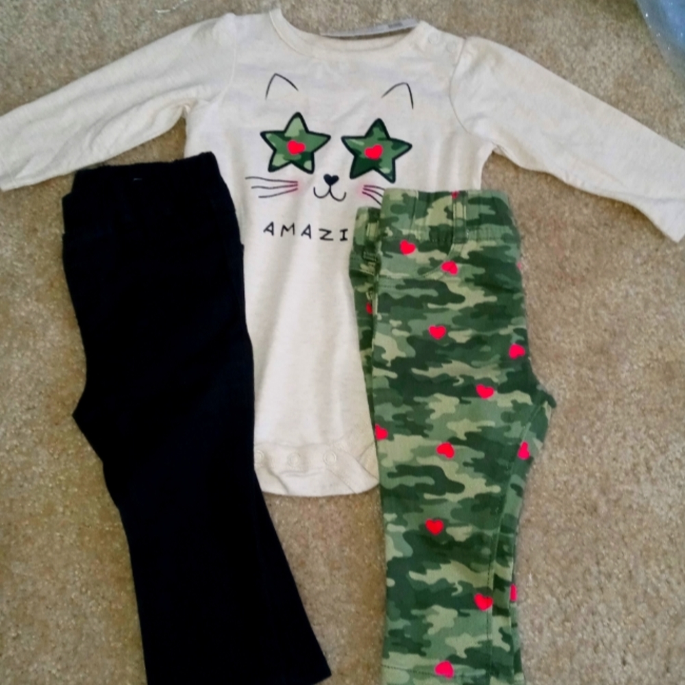 Garanimals - 3 Piece Jean Set - Size 6-9M